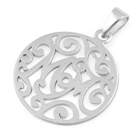 “MOM” Sterling Silver .925 Pendant On 18” Chain - Picture 4 of 4